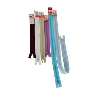Robin Zipper Varied Lengths Nylon Multicolor Polyester Lot 6 Zippers Made in USA